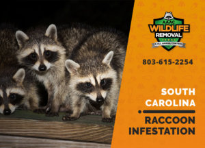 infested by raccoons south carolina