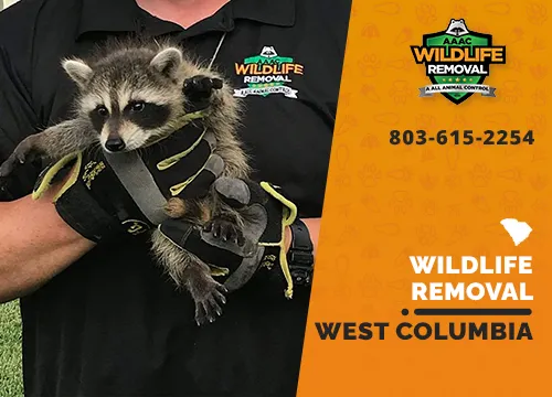 Columbia Wildlife Removal professional removing pest animal