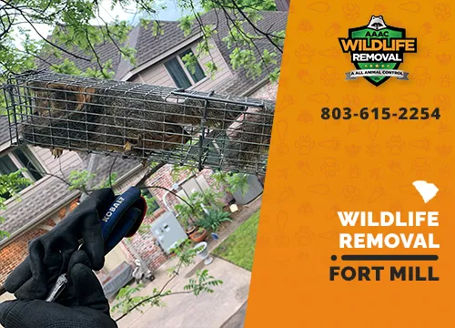 Fort Mill Wildlife Removal professional removing pest animal