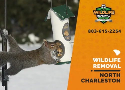 North Charleston Wildlife Removal professional removing pest animal
